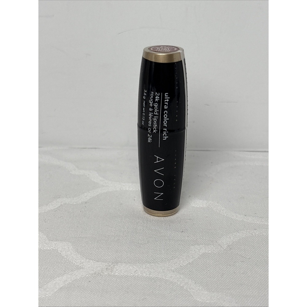 AVON Ultra Color Rich 24k Gold Lipstick (0.13 oz) Golden Raisin K201 Rare Sealed